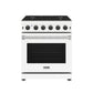 Thor Kitchen LRG3001UW 30 Inch Professional Gas Range In White
