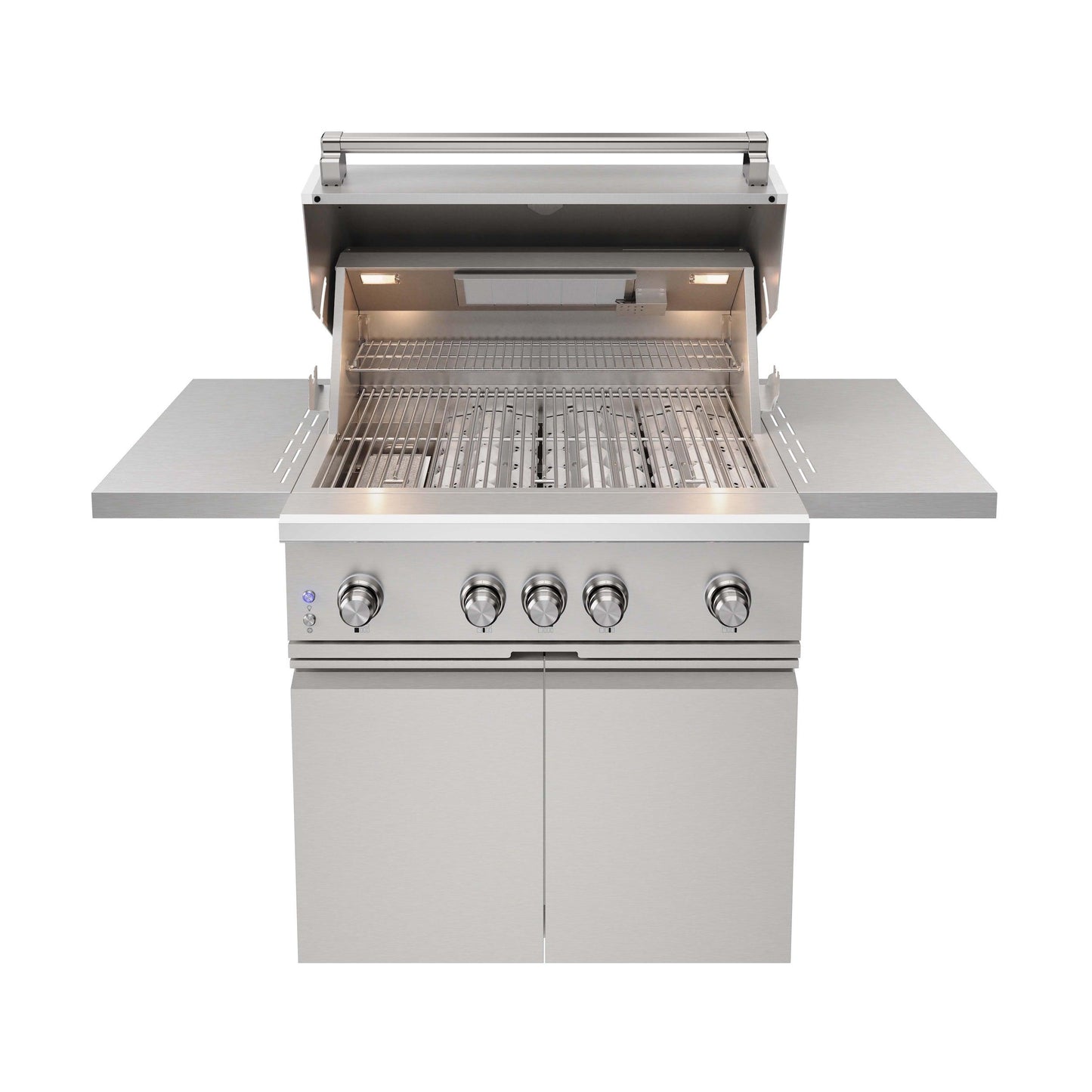 Thor Kitchen TPG3601 36 Inch 4 Burners Built In Gas Grill On Cart With Sear/Rear Infrared Burner & Rotisserie Natural Gas