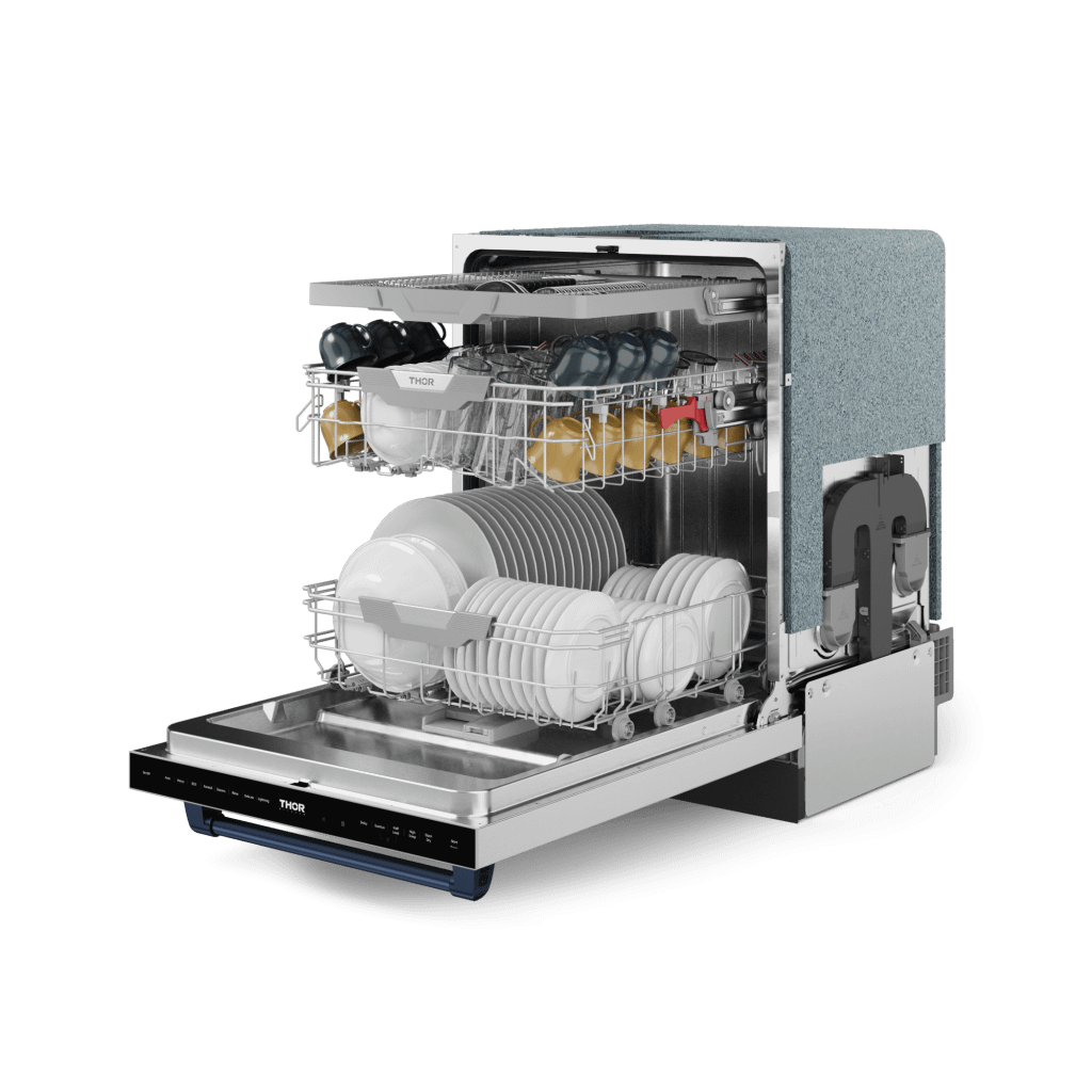 Thor Kitchen DW24X8BA99BLU 24 Inch Dishwasher Stainless Steel/Navy Blue Gordon Ramsay Series - Dw24X8Ba99-Blu