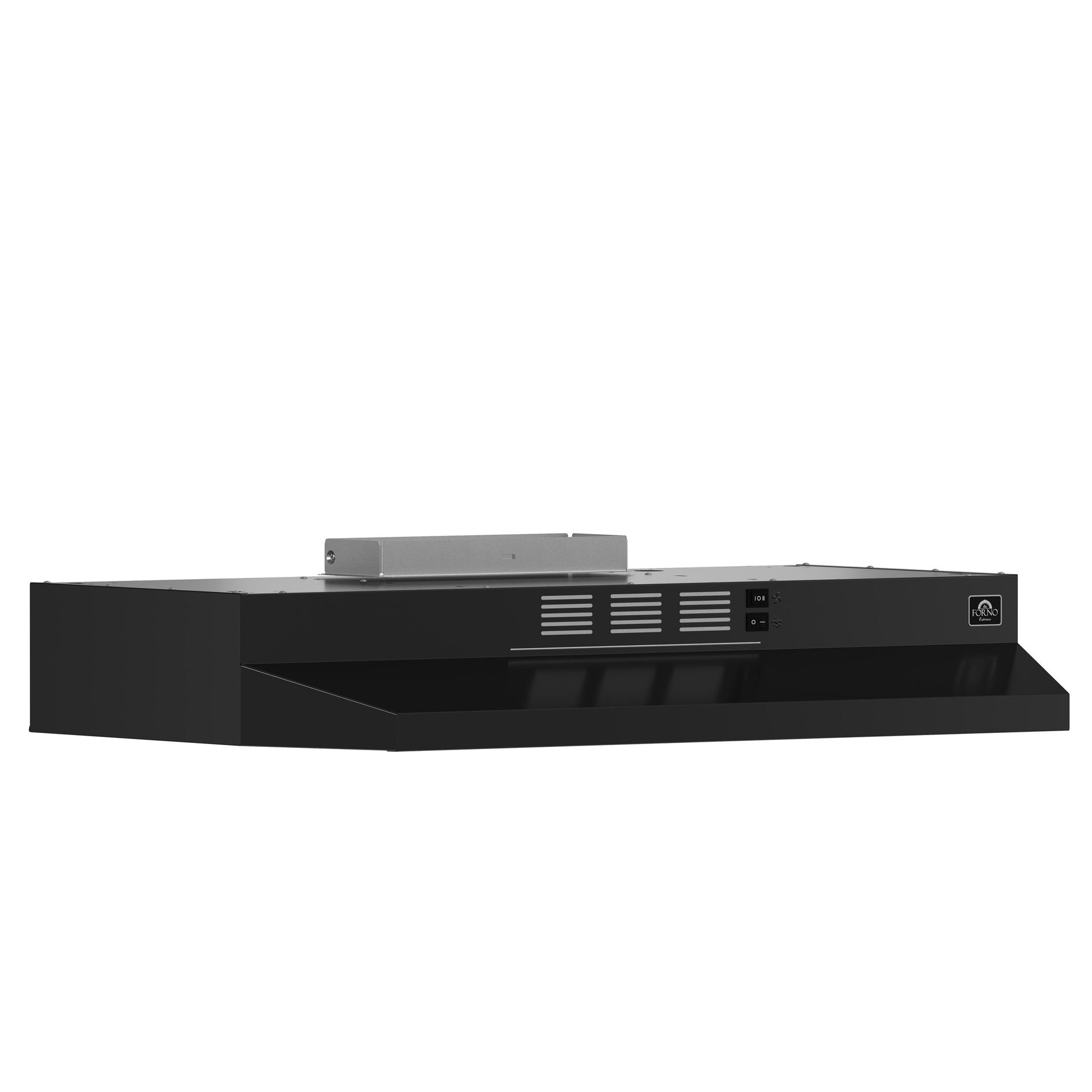 Forno FRHUC520030BLK Forno Cappa 30-Inch Under Cabinet Range Hood, Black, 200 Cfm, Convertible, Led Lighting