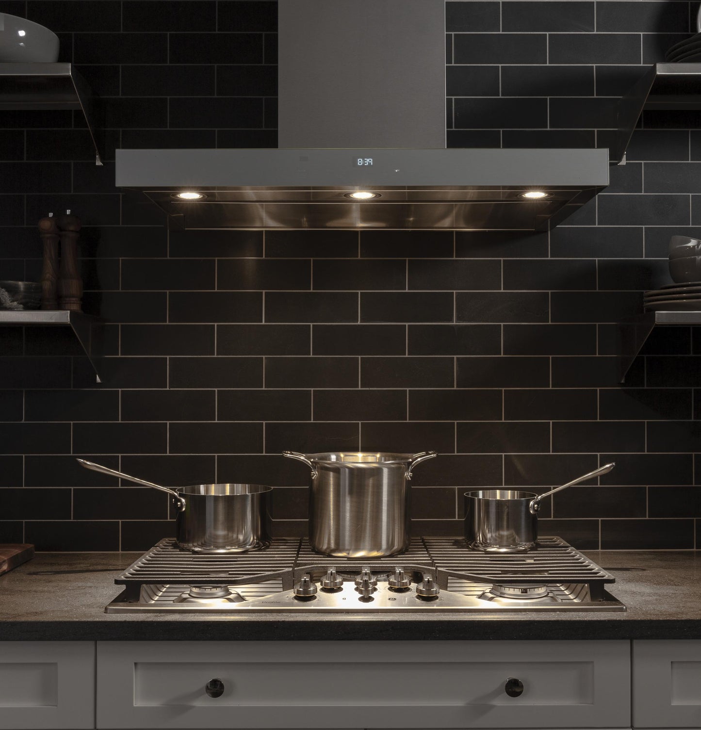 Cafe ç 36" Smart Designer Wall Mount Hood W/ Perimeter Venting