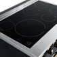 Forno FFSEL601136BLK Forno Paolo 36 Inch Black Freestanding Electric Range, Stainless Steel, 5.44 Cu.Ft, True Convection Oven, Energy Efficient
