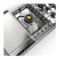 Ilve UHCPT95FNSSCLP Ilve Uhcpt95Fnssclp Nostalgie Ii 36 Inch Built-In Gas Cooktop With Total Black Brass Burners, In Stainless Steel (5 Sealed Burners + Griddle, Liquid Propane, Chrome)
