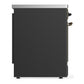 Ilve UMIB30QNR3MGB Ilve Umib30Qnr3Mgb Majestic Iii 30 Inch Induction Range With 4 Elements, 4 Cu. Ft. Oven Capacity (Solid Door, Graphite Matte, Burnished)