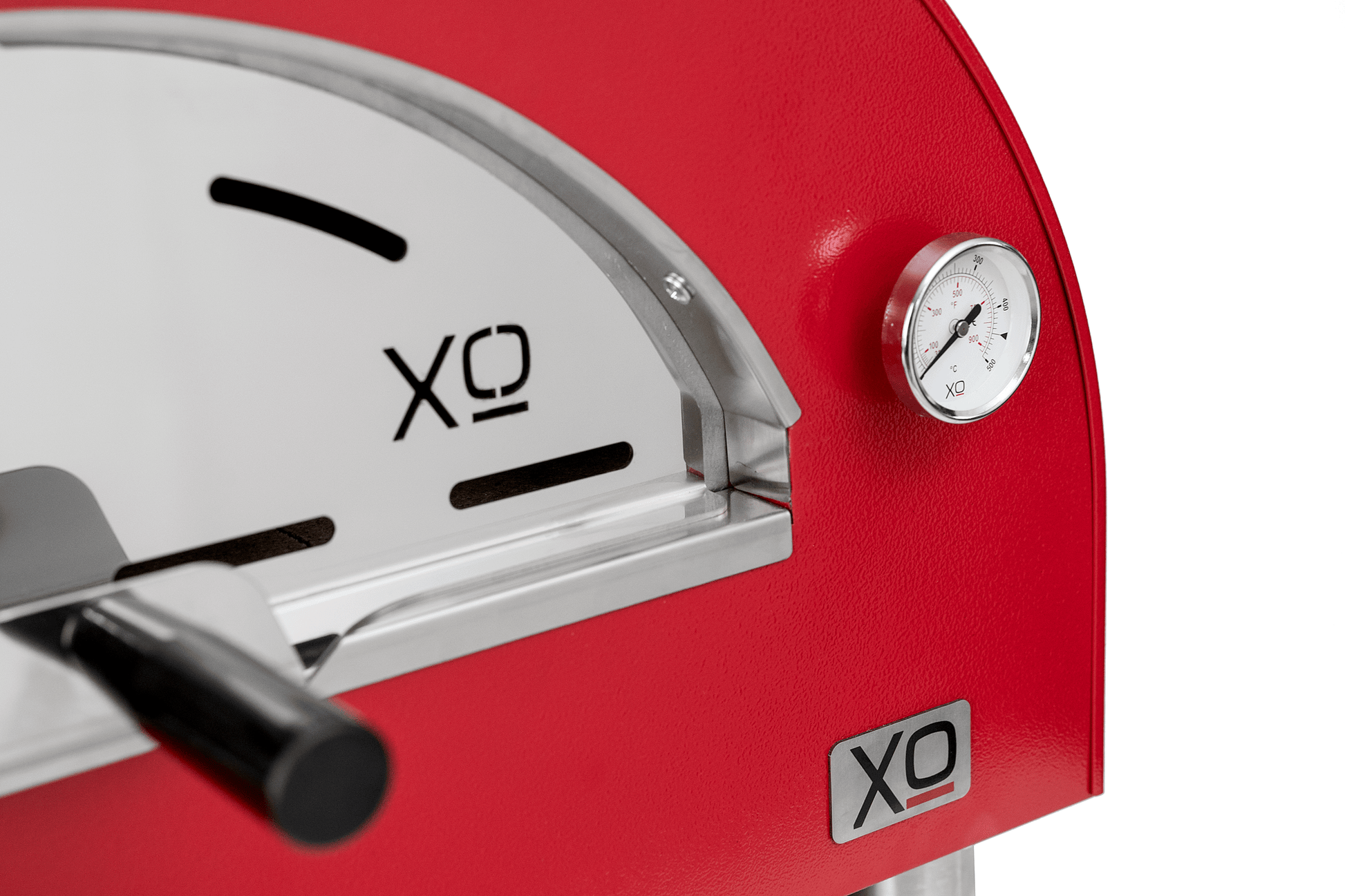 Xo Appliance XOPIZZA1HROL Countertop Hybrid Gas & Wood Oven In Red
