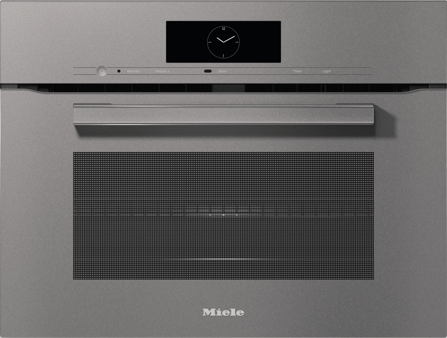 Miele H7840BMGG H 7840 Bm Am Graphite Grey - 24" Compact Speed Oven In A Perfectly Combinable Design With Automatic Programs And Roast Probe.