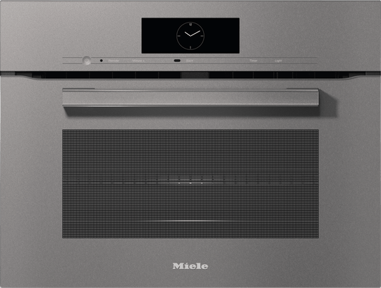 Miele H7840BMGG H 7840 Bm Am Graphite Grey - 24" Compact Speed Oven In A Perfectly Combinable Design With Automatic Programs And Roast Probe.