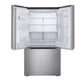 Lg LF26C6230V 26 Cu. Ft. Counter Depth Max 3-Door French Door Refrigerator With Ice And Water Dispenser
