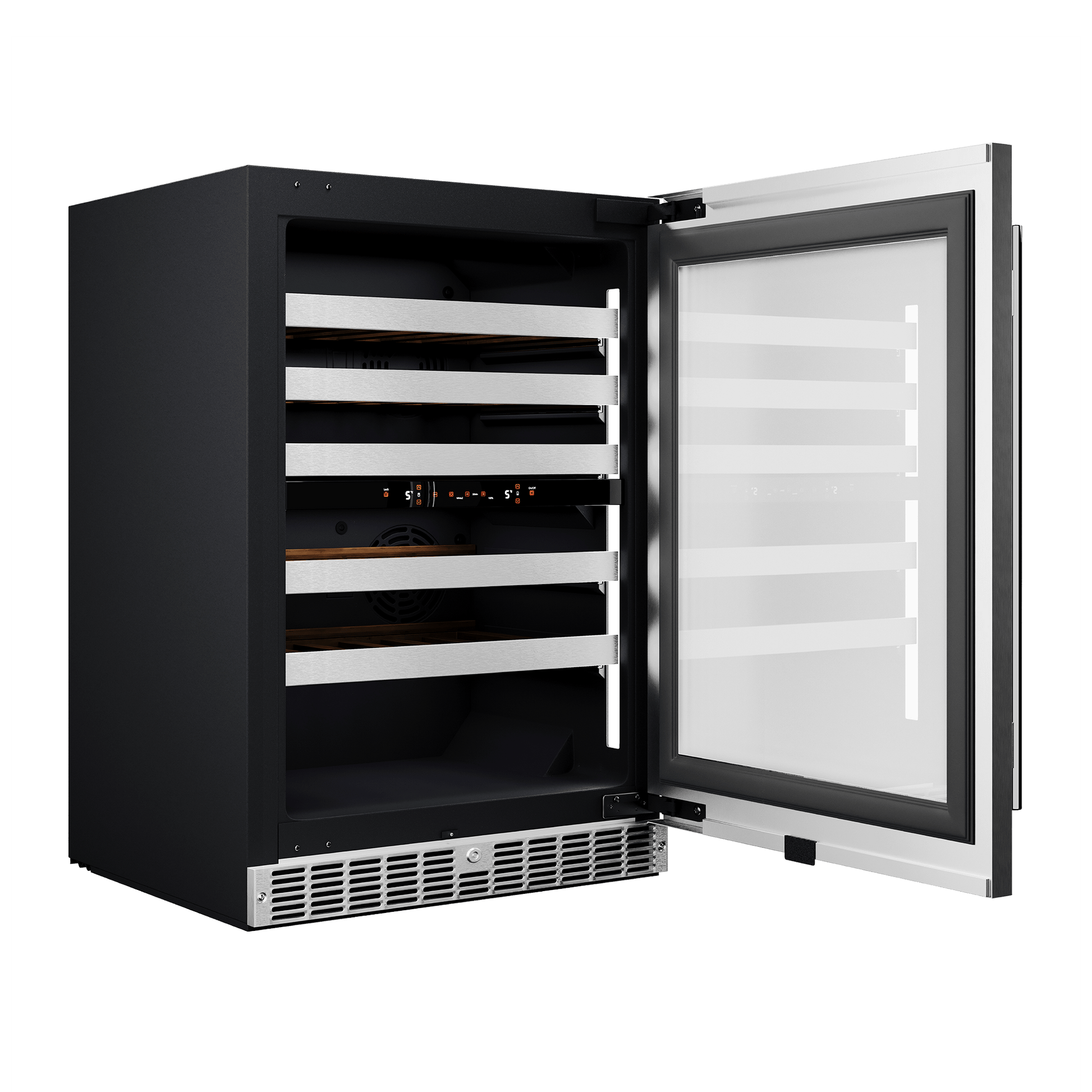 Element Appliance EWD24BES Cellara By Element 24 In., 46 Bottle Dual-Zone Wine Cooler - Stainless Steel
