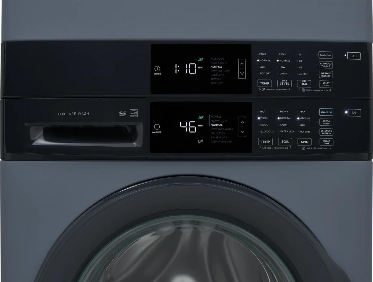 Electrolux ELTG7300AD Laundry Tower Single Unit Front Load 4.4 Cu. Ft. Washer & 8 Cu. Ft. Gas Dryer