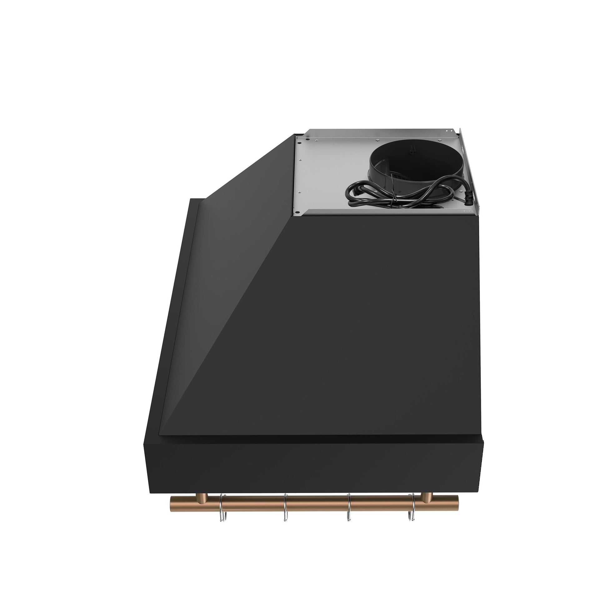 Forno FRHWM550330BLK Forno Venezia 30 Inch Wall-Mounted Range Hood In Black With Touch Controls And Baffle Filters