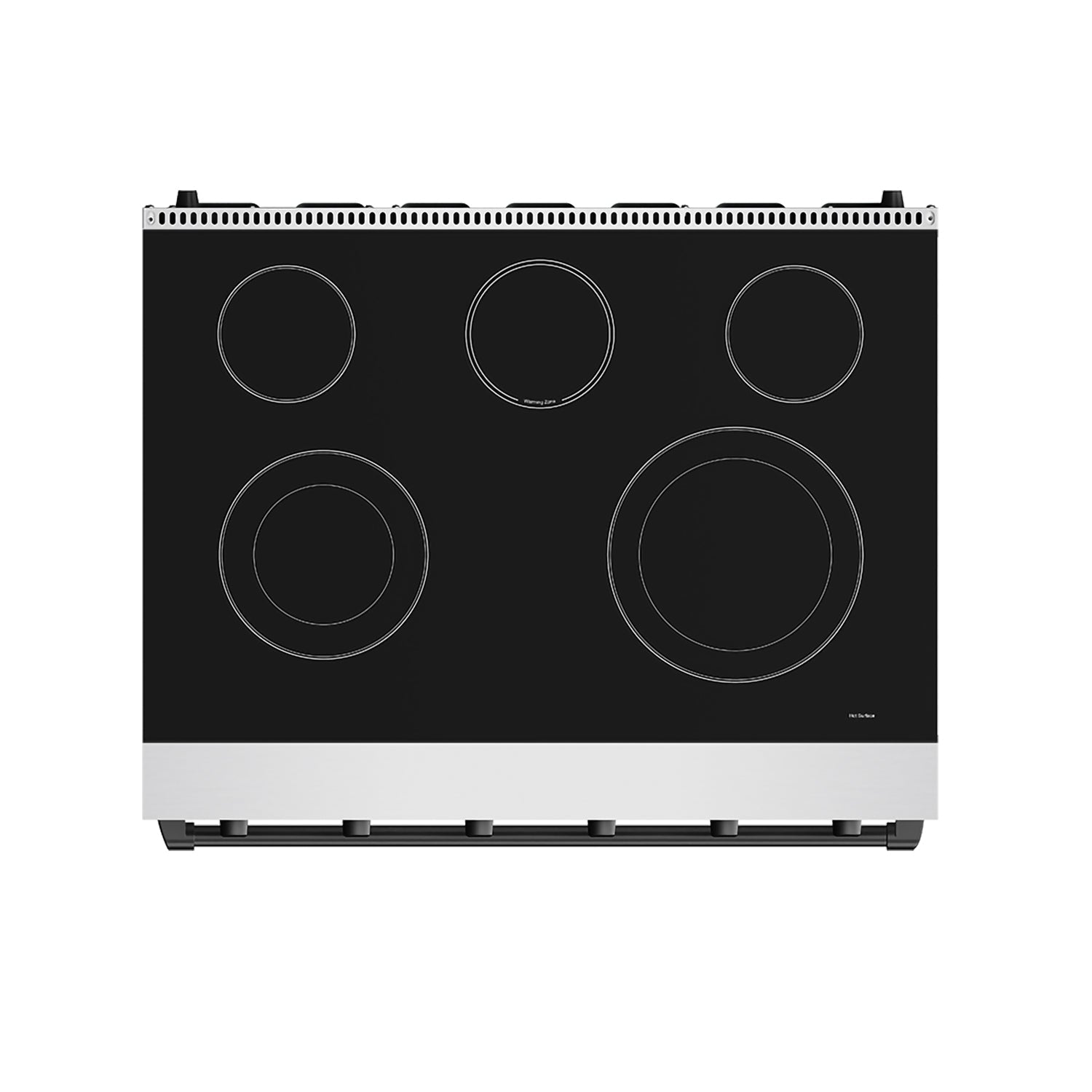 Thor Kitchen RSE36PBLK 36 Inch Professional Electric Range In Stainless Steel/Black Gordon Ramsay Series