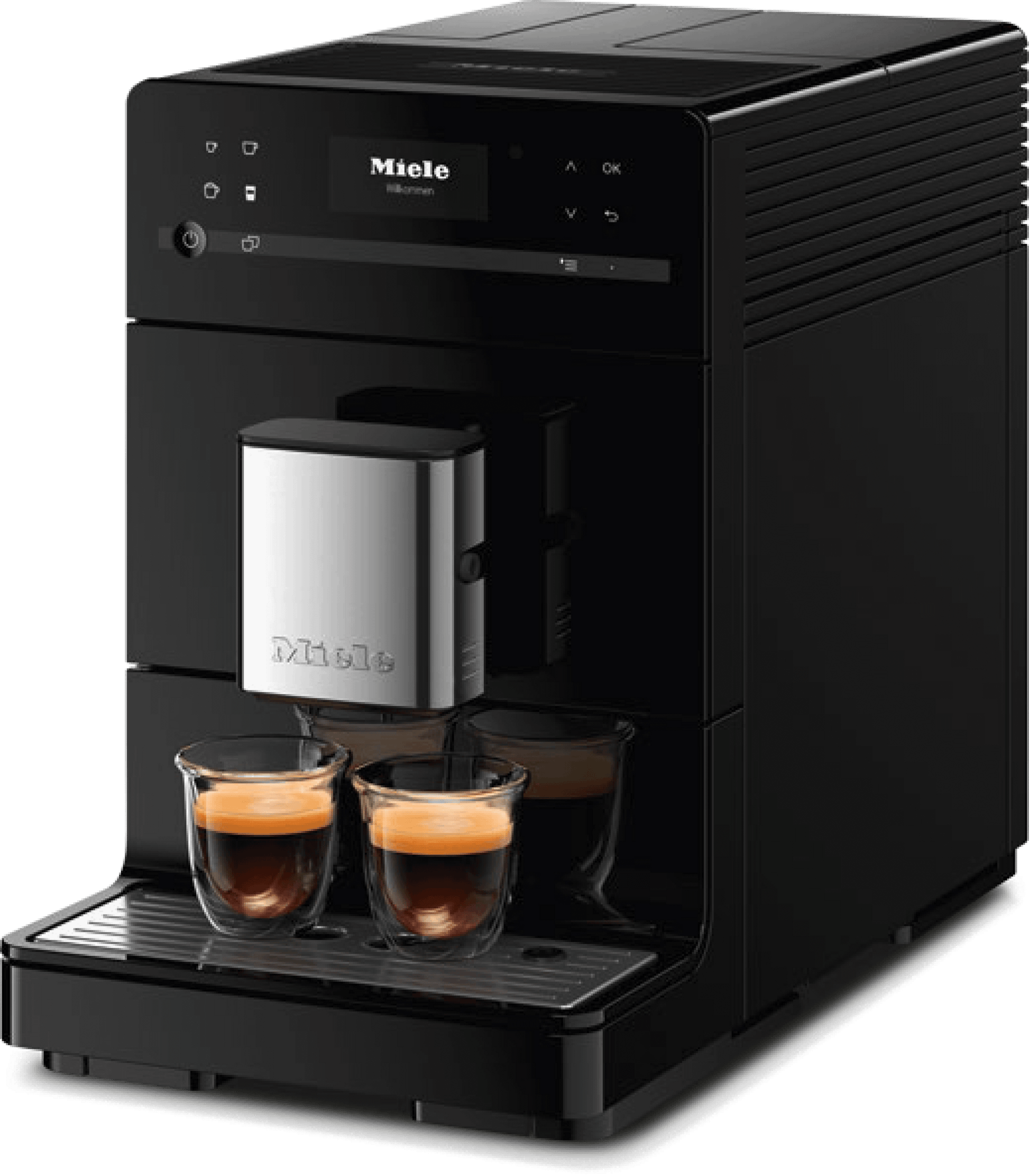 Miele CM5310OB Cm 5310 Silence Obsidian Black - Countertop Coffee Machine With Onetouch For Two For The Ultimate In Coffee Enjoyment.