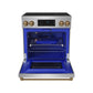 Thor Kitchen RSI30BRZ 30 Inch Professional Induction Range With Tilt Panel Touch Control In Stainless Steel And Bronze Gordon Ramsay Series