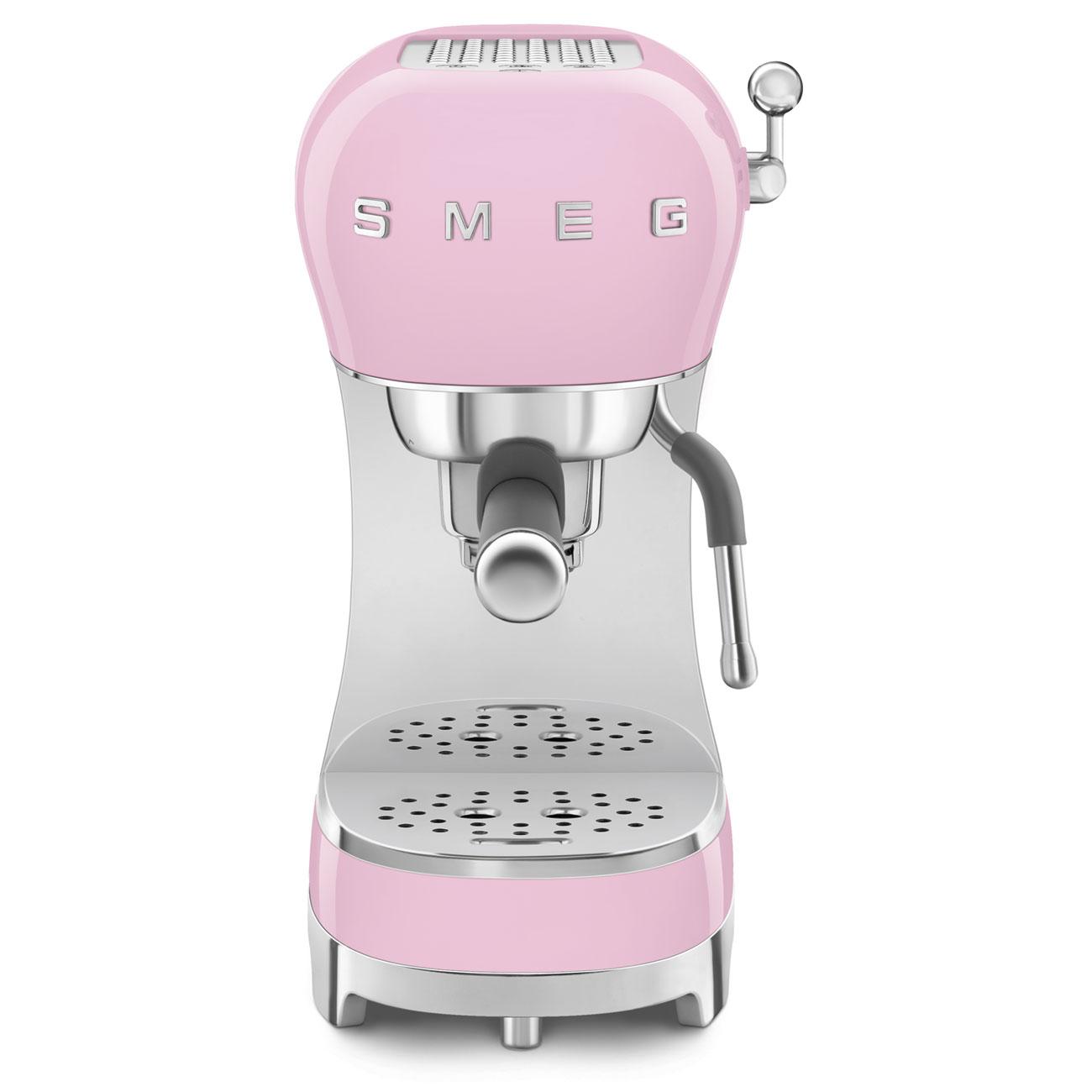 Smeg ECF02PKUS Espresso Coffee Machine Pink Ecf02Pkus