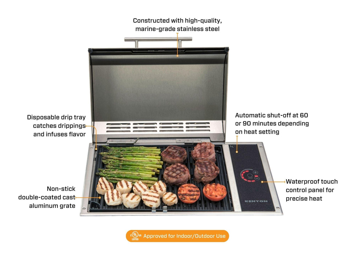 Kenyon C70050 Frontier Touch Control Grill + Stand