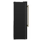 Forno FFRBI180533BLK Forno Salerno Espresso 33-Inch Black Side-By-Side Refrigerator, 15.6 Cu. Ft., Energy-Efficient, No Frost, Modern Design