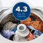 Ge Appliances GTW525ACWWB Ge® 4.3 Cu. Ft. Capacity Washer With Stainless Steel Basket,5-Yr Limited Warranty​