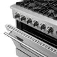 Forno FFSGS627736 Marco 36-Inch Gas Range Stainless Steel, 6 Burners 67,000 Btu, 5.36 Cu.Ft. Convection Oven