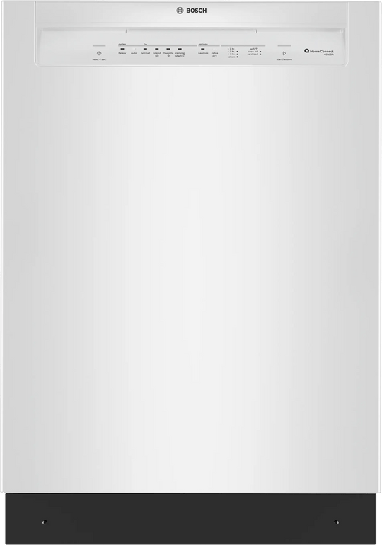 Bosch SHE43DM2N 300 Recessed Handle, 48 Dba, Standard 3Rd Rack, Puredry - Wh