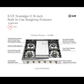 Ilve UHCP36FNSSGLP Ilve Uhcp36Fnssglp Nostalgie Ii 36 Inch Built-In Gas Rangetop With 6 Burners And Griddle, In Stainless Steel (Liquid Propane, Brass)