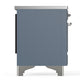 Ilve UMDIB40NR3BGC Ilve Umdib40Nr3Bgc Majestic Iii 40 Inch Induction Range With 6 Elements, 3.82 Cu. Ft. Total Oven Capacity (Triple Glass Door, Blue Grey, Chrome)