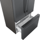 Bosch B36CT84SNB 800 Series, French Door Bottom Freezer, Multi Door, 36'', Black Inox-Antifingerprint