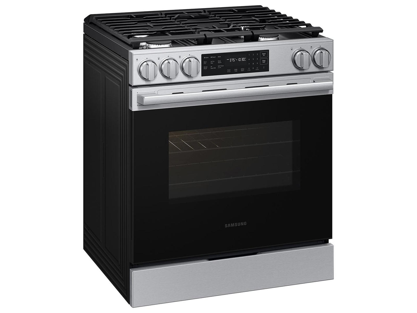 Samsung NSG80H60XRAA Bespoke Smart Slide-In Gas Range Pro Style Design Air Fry Max True Convection