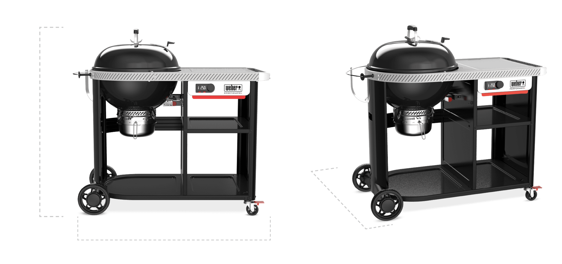 Weber 1501563 22" Performer™ Premium Smart Charcoal Grill - Black