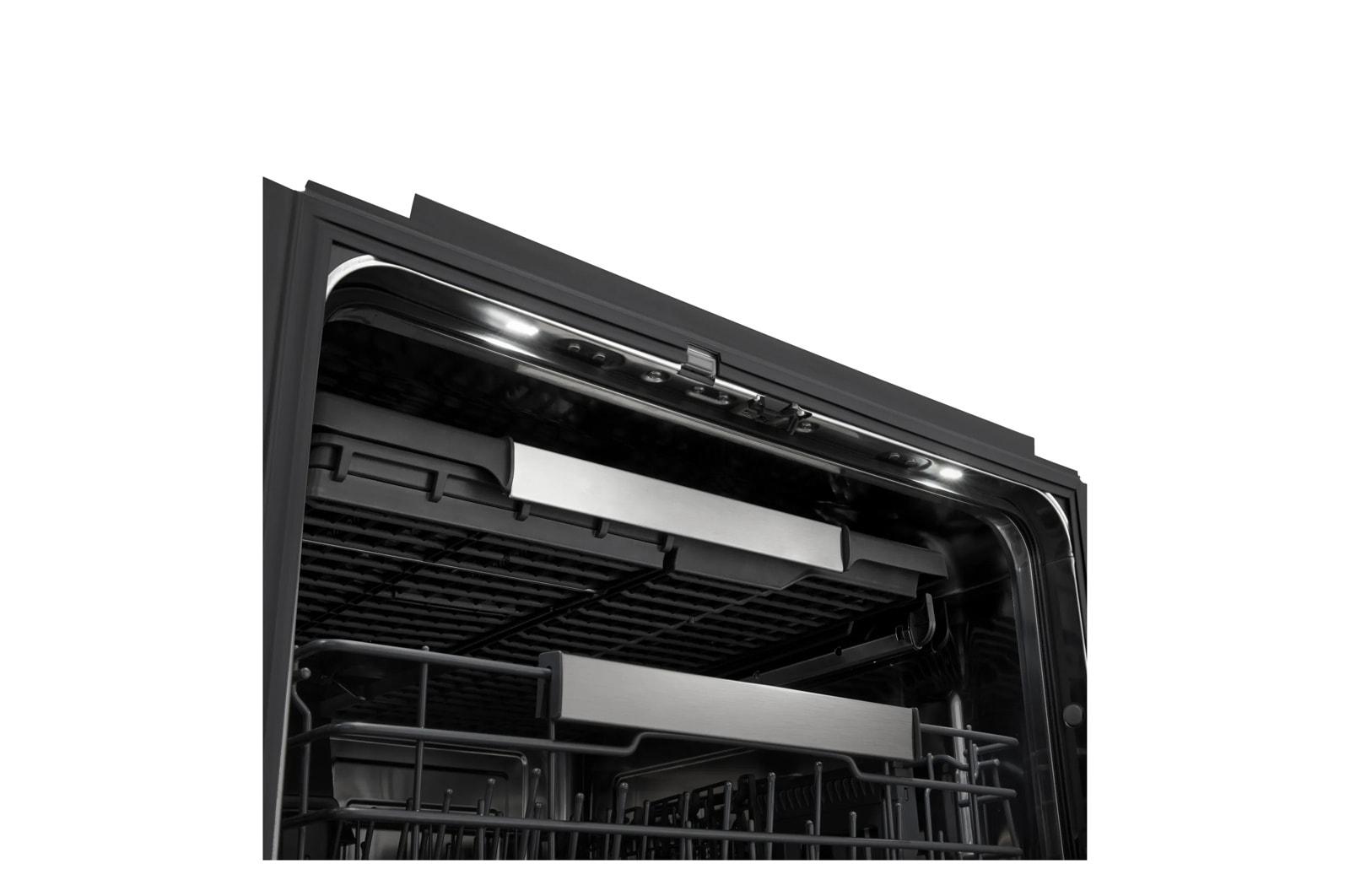 Lg LDNTH753S Smart Flushfit™ Top Control Dishwasher With 1-Hour Wash & Dry, Quadwash® Pro, Truesteam® And Dynamic Heat Dry™ W/Autovent Dry™