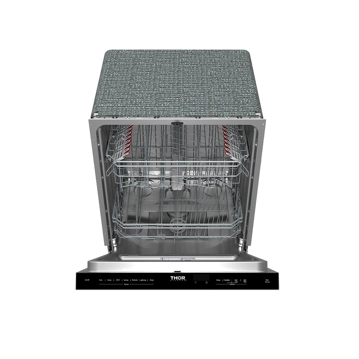 Thor Kitchen TDW24PT 24 Inch Built-In Top Control Dishwasher With Pocket Handle - Stainless Steel