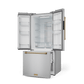 Thor Kitchen RF3017FFD99BRZ 30 Inch 17.7 Cu Ft French Door Counter Depth Refrigerator With Ice Maker In Stainless Steel/Bronze Gordon Ramsay Series - Rf3017Ffd99-Brz