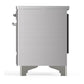 Ilve UMDIB40QNR3SSC Ilve Umdib40Qnr3Ssc Majestic Iii 40 Inch Induction Range With 6 Elements, 3.82 Cu. Ft. Total Oven Capacity (Solid Door, Stainless Steel, Chrome)