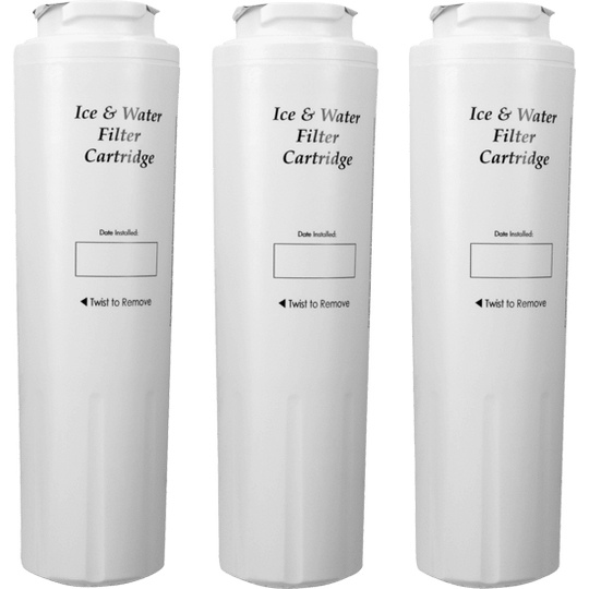 Jennair 4396395T Bottom Mount Refrigerator Water Filter- Interior Turn Cyst (3 Pack)