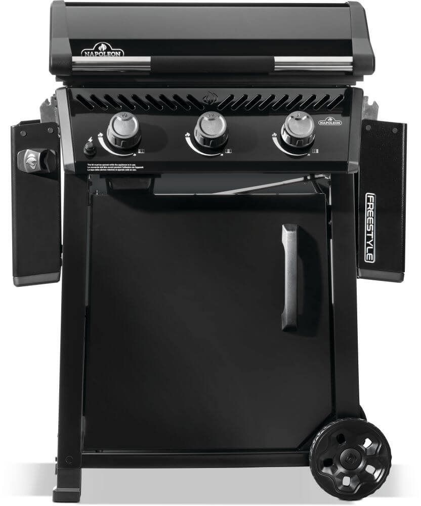 Napoleon Bbq F24DFTPK Freestyle 24 Inch Pre-Seasoned Non-Stick Griddle , Propane, Black