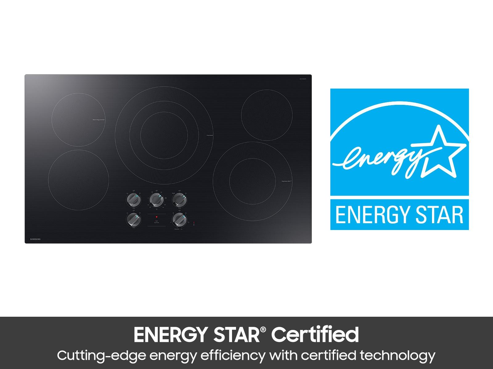 Samsung NZ36FG6432RK 36" Electric Energy Star ® Certified Cooktop With Illuminated Knobs