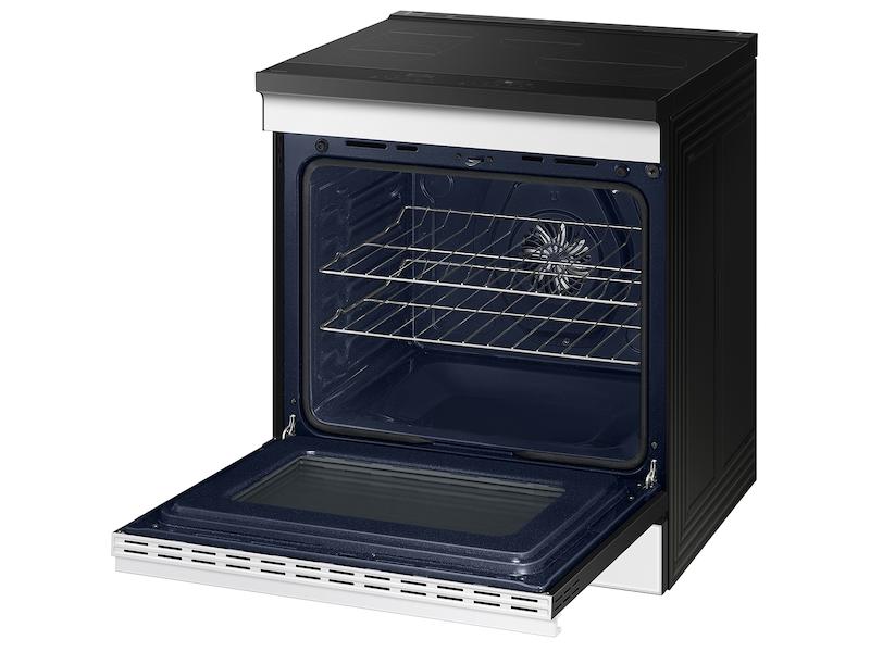 Samsung NSI6DB930012 Bespoke 6.3 Cu. Ft. Smart Slide-In Induction Range With Anti-Scratch Glass Cooktop & Air Fry In White Glass