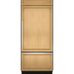 Kitchenaid KBRO36FTX 20.8 Cu. Ft. 36-Inch Width Built-In Bottom-Freezer Refrigerator, Overlay Panel-Ready - Panel Ready
