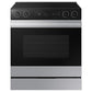 Samsung NSE6DG8700SR Bespoke 6.3 Cu. Ft. Smart Slide-In Electric Range With Smart Oven Camera & Illuminated Precision Knobs In Stainless Steel