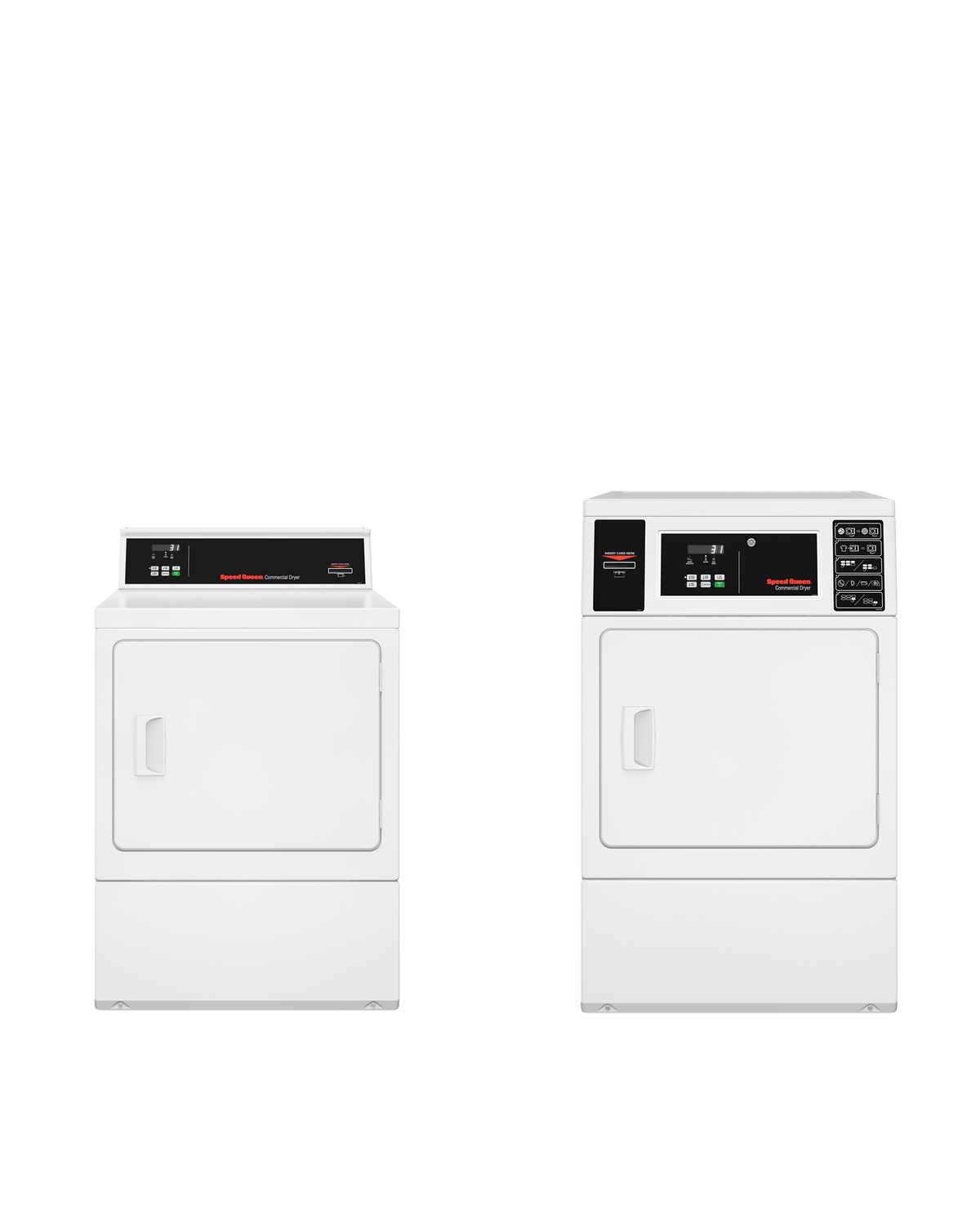 Speed Queen SDENYAGS176TW01 Commercial Front Load Electrical Dryer Prepped For Card