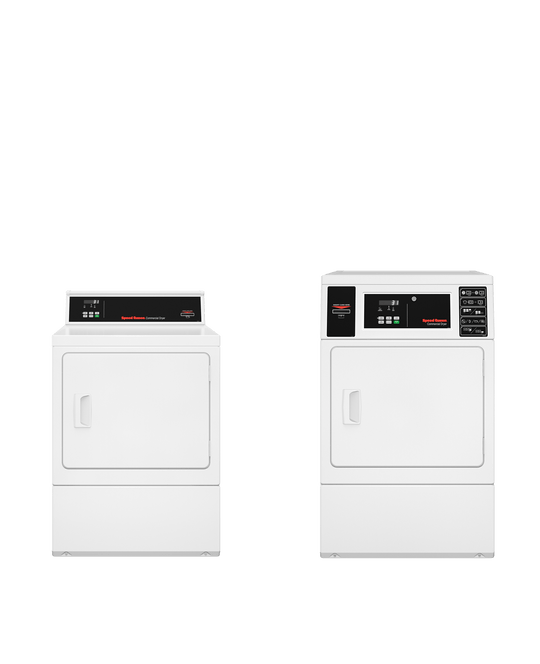 Speed Queen SDGNYRGS116TW01 Commercial Gas Dryer Prepped For Card