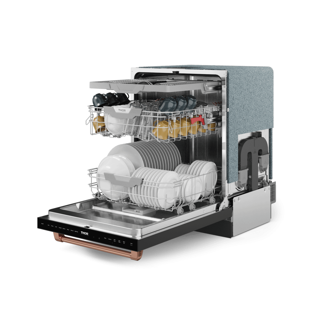 Thor Kitchen DW24X8BA00RSG 24 Inch Dishwasher Matte Black/Rose Gold Gordon Ramsay Series - Dw24X8Ba00-Rsg
