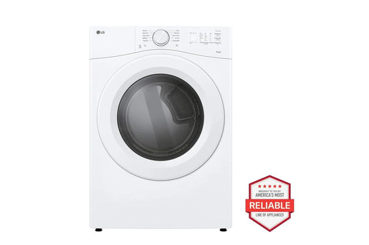 Lg DLG3421W 7.4 Cu. Ft. Ultra Large Capacity Smart Front Load Gas Dryer