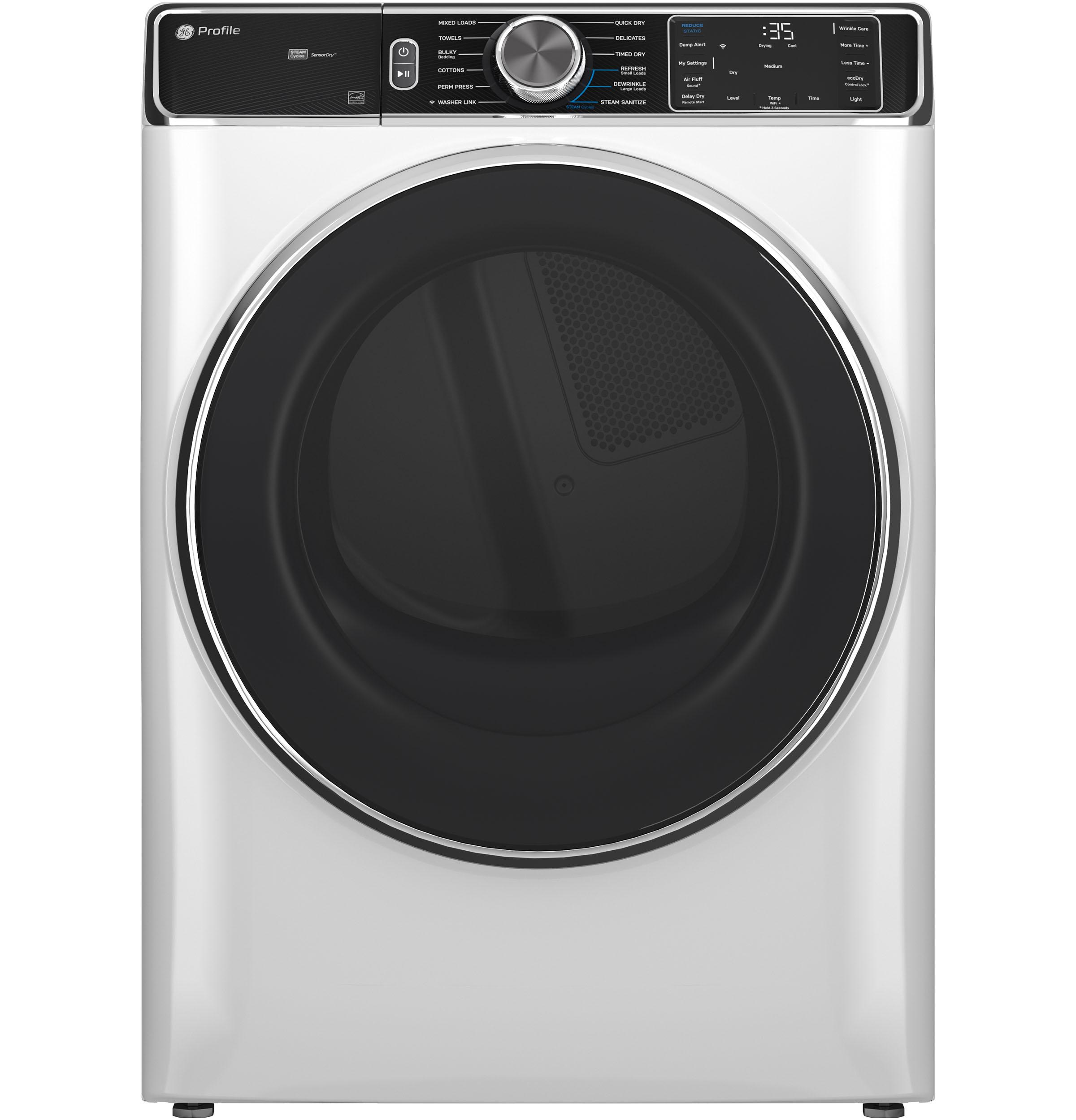 Ge Appliances PFD87GSSVWW Ge Profile™ 7.8 Cu. Ft. Capacity Smart Front Load Gas Dryer With Steam And Sanitize Cycle