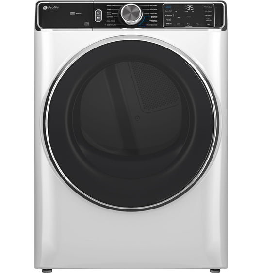 Ge Appliances PFD87GSSVWW Ge Profile&#8482; 7.8 Cu. Ft. Capacity Smart Front Load Gas Dryer With Steam And Sanitize Cycle