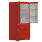 Forno FFFFD179133RED Forno Luigi 33-Inch French Door Refrigerator, 18 Cu.Ft, Red Finish, Handle-Free Design, Energy Star Certified