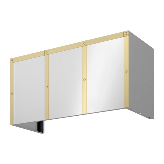 Zephyr BKDC13618ASG Duct Cover Banding Kit, 36In X 18In, Satin Gold