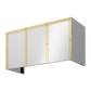 Zephyr BKDC14818ASG Duct Cover Banding Kit, 48In X 18In, Satin Gold