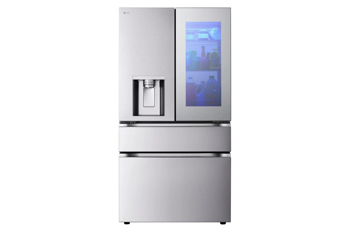 Lg LF29S9775S 29 Cu. Ft. Standard-Depth Max&#8482; 4-Door French Door Refrigerator With Mirror Instaview® Mycolor&#8482; And Mini Craft Ice&#8482;