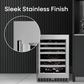 Element Appliance EWD24BES Cellara By Element 24 In., 46 Bottle Dual-Zone Wine Cooler - Stainless Steel